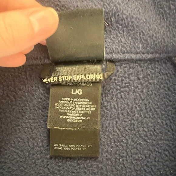The North Face Navy 2 layer winter coat - Picture 2 of 5